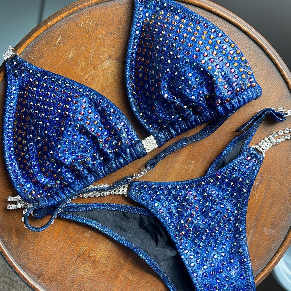 NWOT Decked In Diamonds Competition Bikini